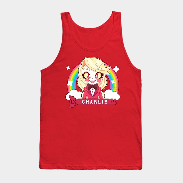 Charlie - Hazbin Hotel Tank Top by Kaidankuri